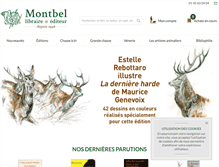 Tablet Screenshot of montbel.com